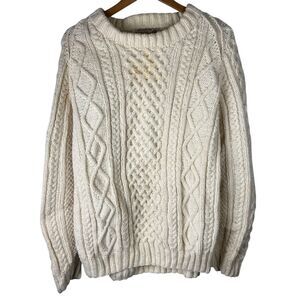Vintage Standun Mens 2XL Sweater Wool Fisherman Hand Knit Grandma Ireland Heavy